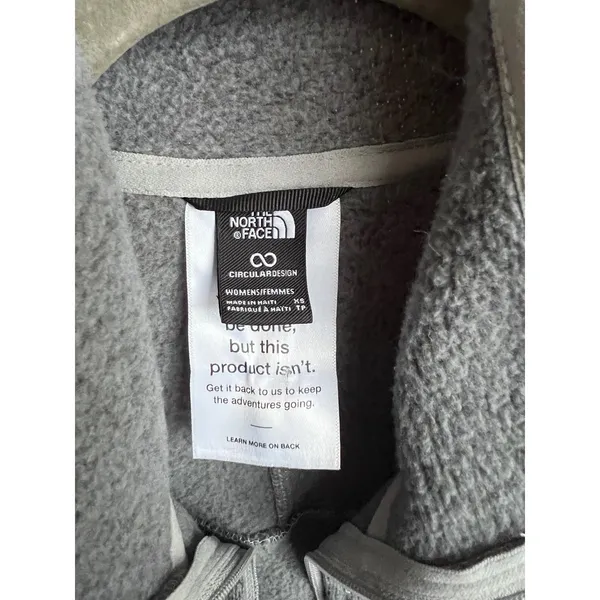 The North Face Women's Front Range Fleece Jacket Heather Gray Size‎ XS Zip Up - Image 5