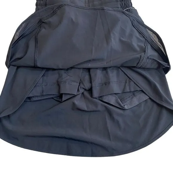 Lululemon Womens Size 2 Hotty Hot High‎ Rise Skirt Skort Long Black Athletic New - Image 9
