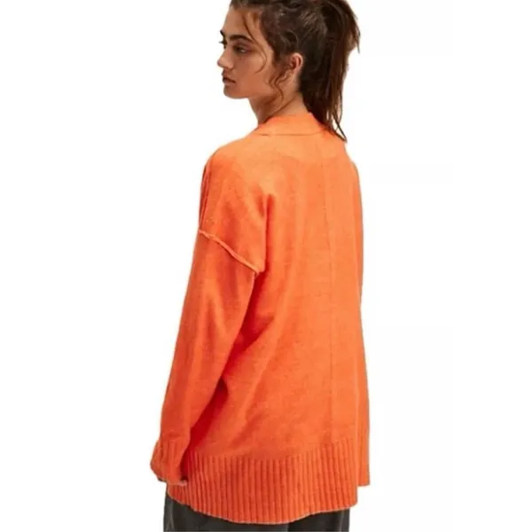 ✨Free People Phoebe Pullover Orange Sz Small Sweater✨ - Image 5