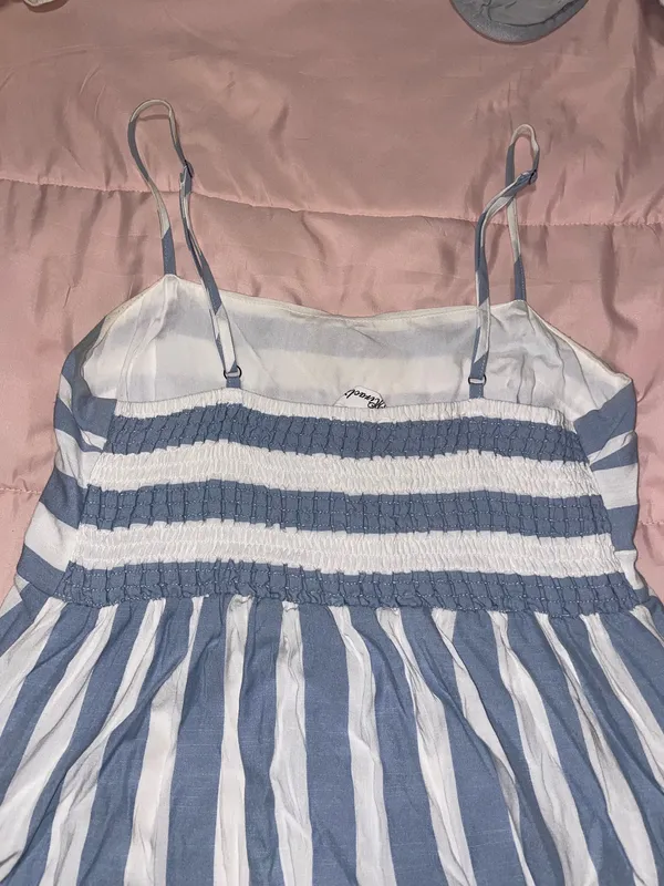 Miracle Striped Dress Blue Size 12 - Image 6