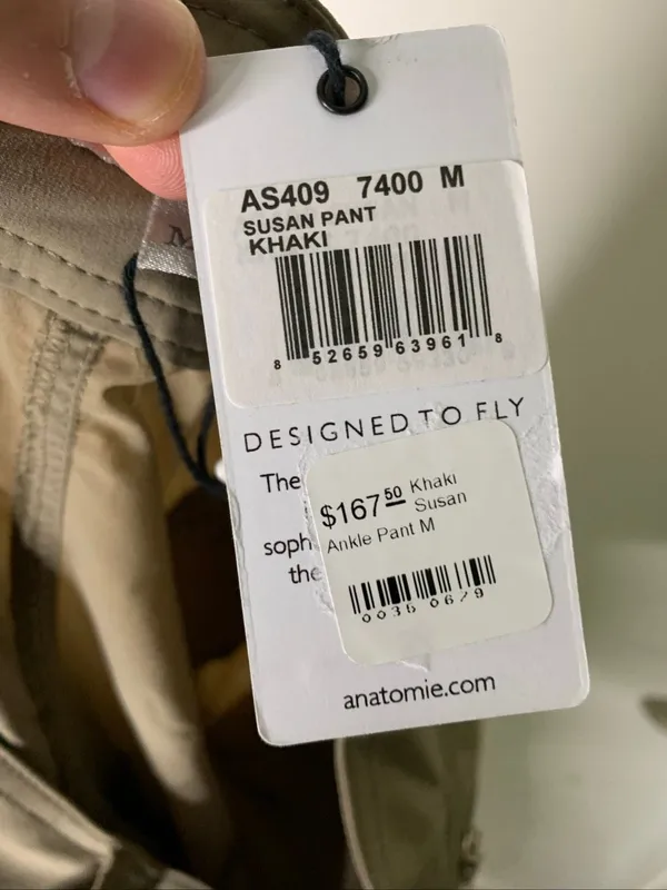 Anatomie Susan Ankle Pant Khaki women's size medium NEW WITH TAGS - Image 4