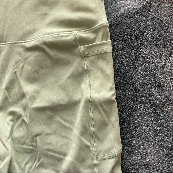 Women's‎ High-Waisted Green Biker Shorts size medium - Image 3