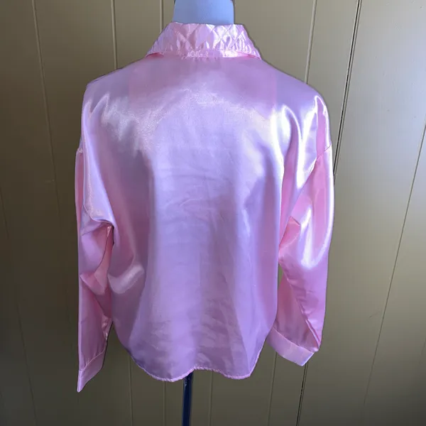 Victoria’s Secret women M Longsleeve top & shorts pajama set pink - Image 6