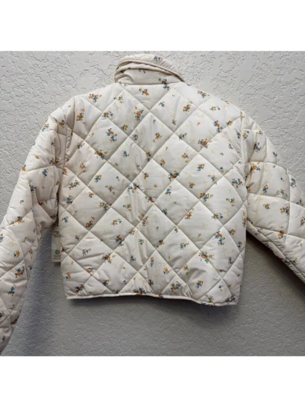 No Boundaries Quilted Bow Jacket Size Large - Image 8