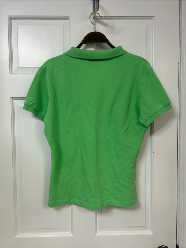 Southern Tide Bright Green Kids Polo Shirt - Image 3