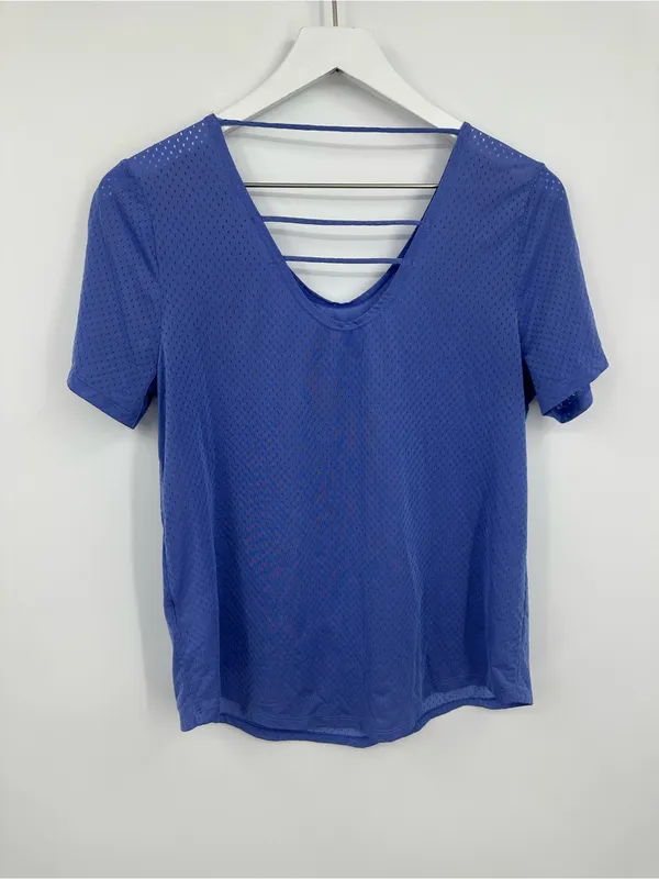 Purple Nike Dri Fit Short Sleeve Shirt Size Medium - Image 7