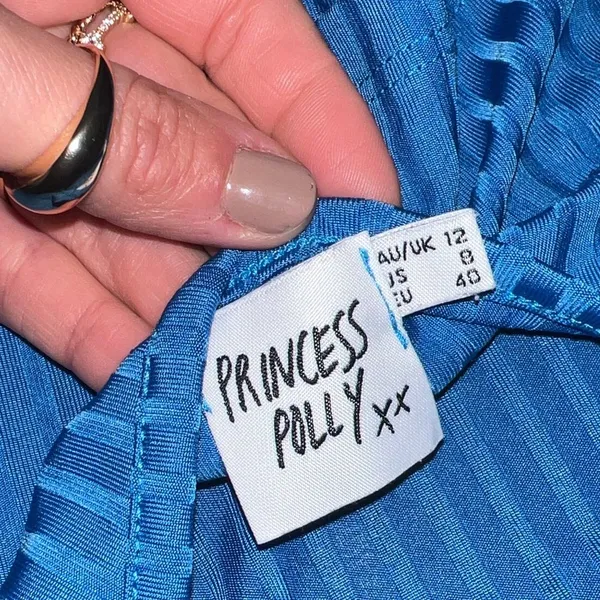 Princess Polly Blue Midi Dress - Image 3