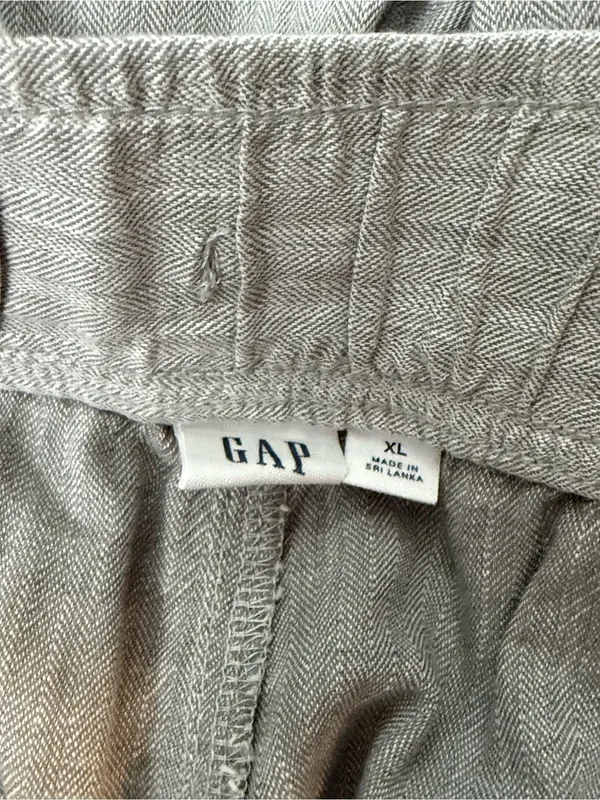 NWT GAP Cotton Heathered Gray Joggers Size XL - Image 3