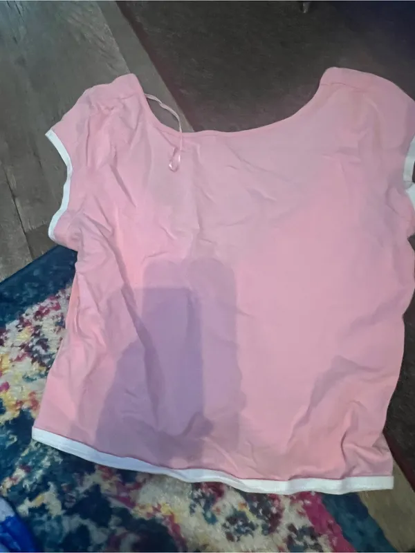 Urban Outfitters Out from under Pink Women's Short Sleeve Scoop Neck Top - Image 5