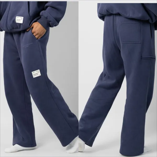 Comfrt Affirmation Straight Leg Sweatpants Size 3XL Midnight Blue Unisex - Image 2
