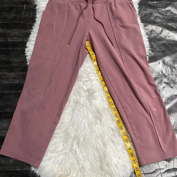 A New Day Mauve Pink Front Seam Jogger Pants Lounge Comfy Basic Activewear - Image 7