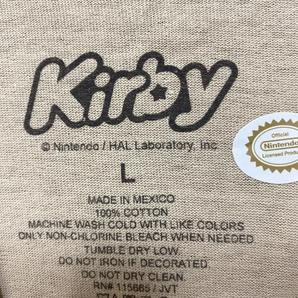 Kirby Dreamland Whispy Woods Picnic Official Nintendo Tee L - Image 4