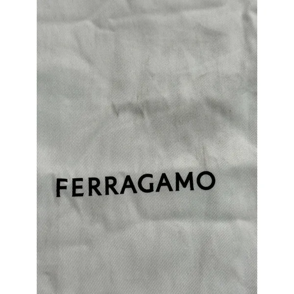 Single Salvatore Ferragamo Off White Canvas Storage Dustbag Cover 16x8 - Image 5