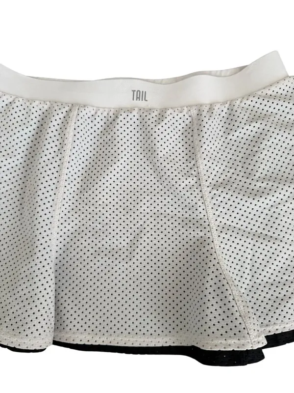 TAIL Women's Black White Reversible Mesh Tennis Pickleball Skirt Size Small - Image 7