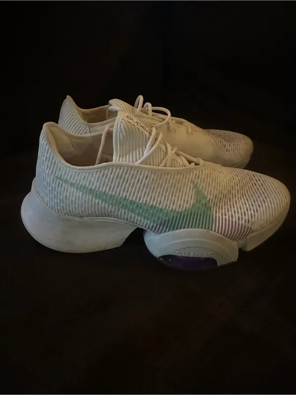 Nike air zoom super rep 2 Women’s White HIIT Sneakers Lavender Swoosh Size 8.5 - Image 14