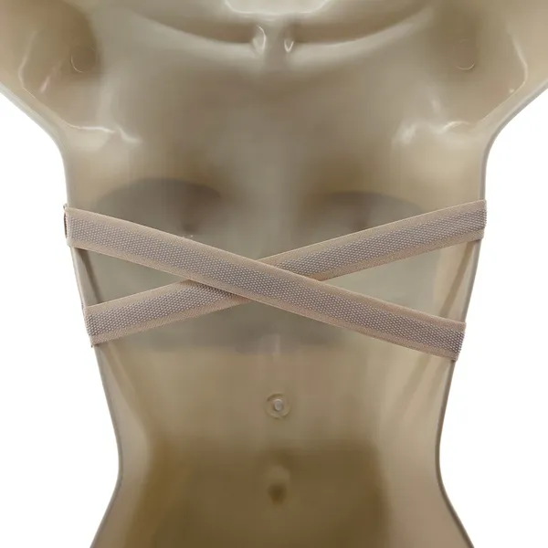 Cupshe Front Hook Strapless Bra Beige Small - Image 5