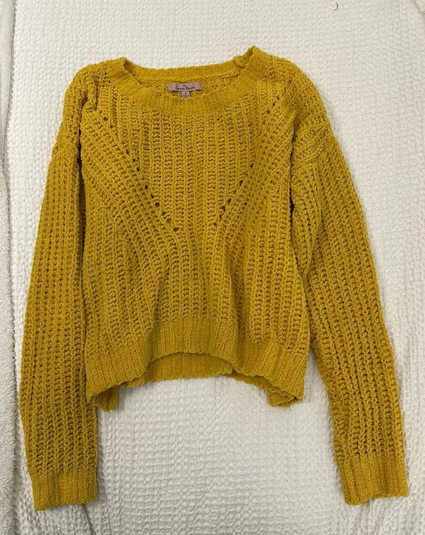 Love Tree Yellow Sweater - Image 6