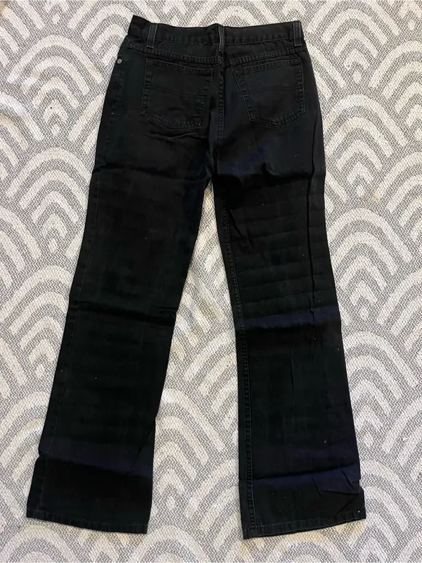 Faded Glory Black Bootcut Jeans 26 Short - Image 4