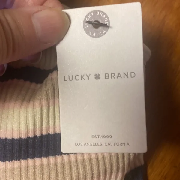 Lucky brand padded bralet size lg nwt - Image 2