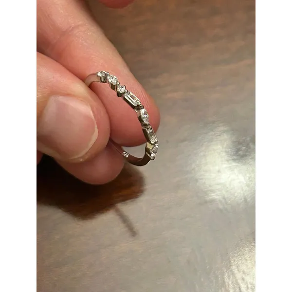 ring band sterling silver 925 beautiful unique lot a38 size 7.25 - Image 3