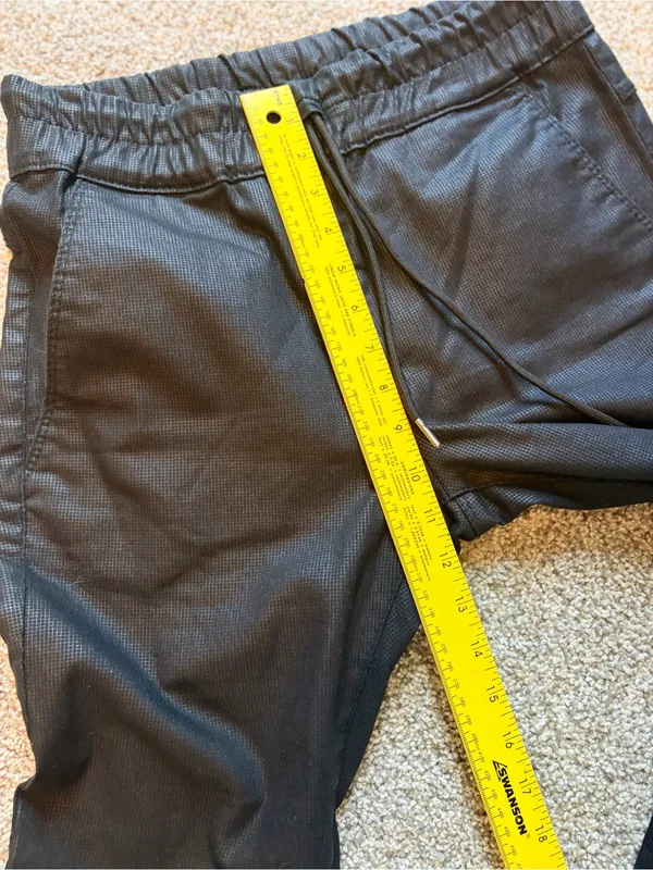 BEVY FLOG Shely Black Original Pants Size 29 | Drawstring Jogger Stretch - Image 14