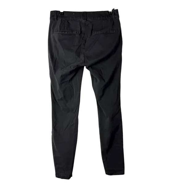 Ann Taylor LOFT Dark‎ Gray Skinny Ankle Chino Pants 0 - Image 2