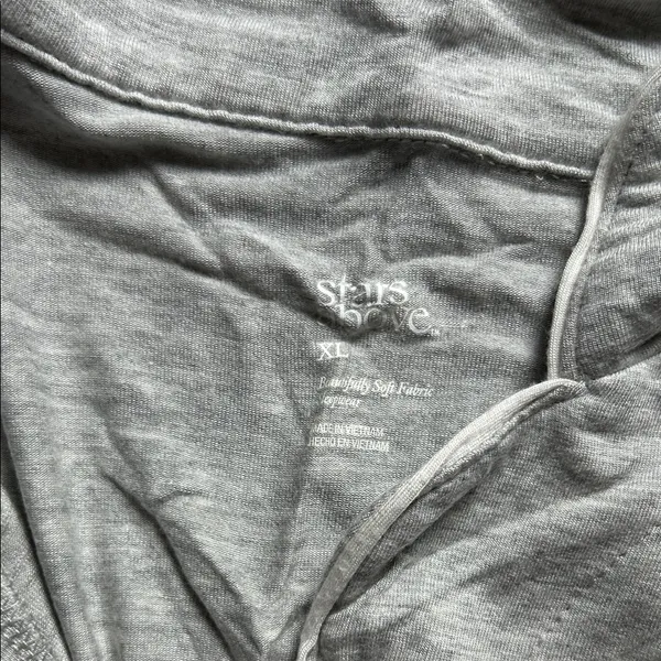 Stars Above Light Gray Button Down Shirt - Image 2