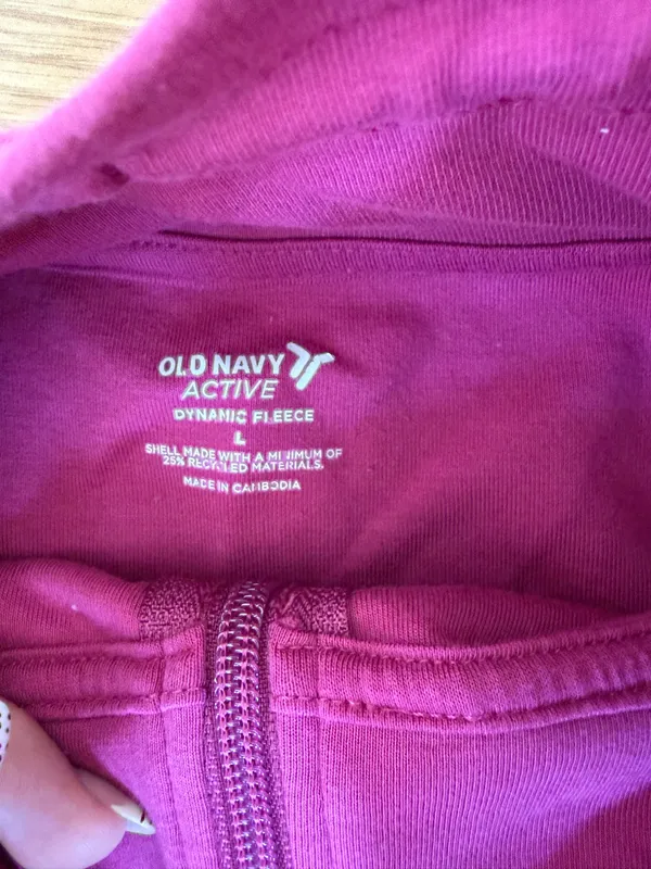 Magenta old navy half zip up  - Image 2
