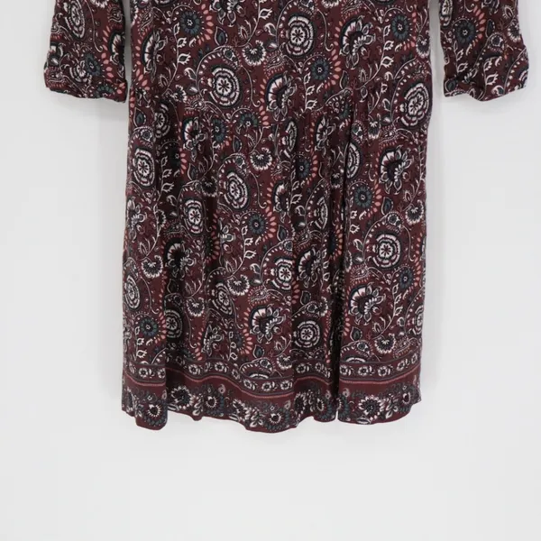 Garnet Hill Women's Floral Paisley Pocket Boho Dress Woman Plus Size 6 Western‎ - Image 11