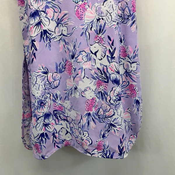 Lilly Pulitzer Trunks in the Air Ronnie Dress 14 Coastal Preppy Resort Purple - Image 3