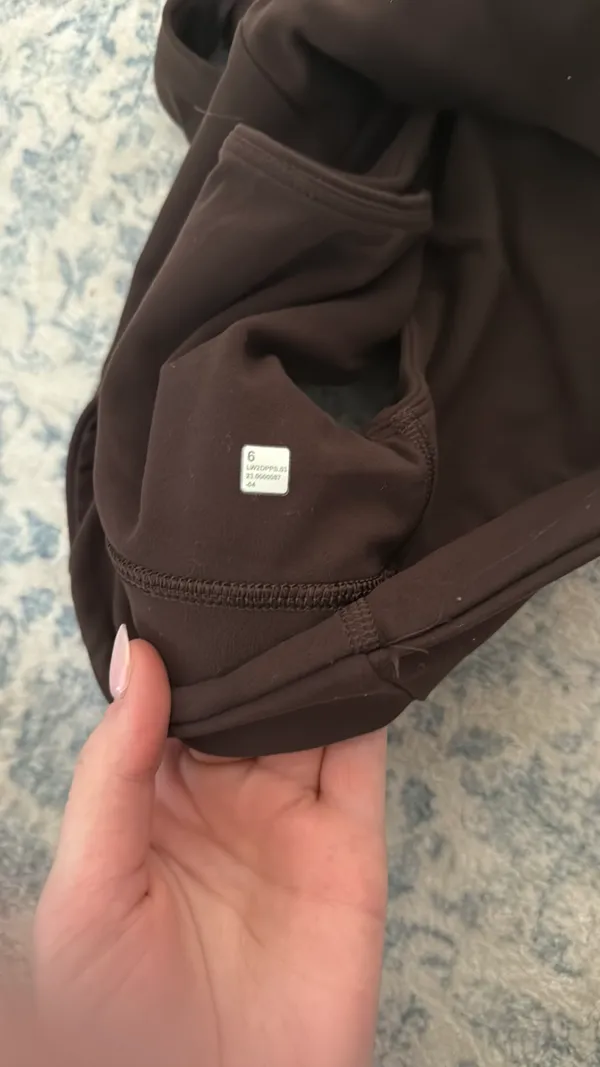 Lululemon One Shoulder Brown Sports Bra - Image 4