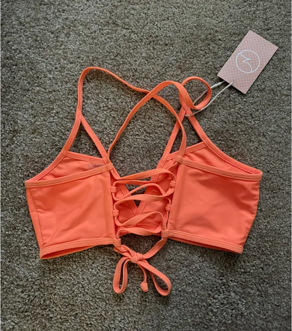 Nika Swim Top Orange - Image 2