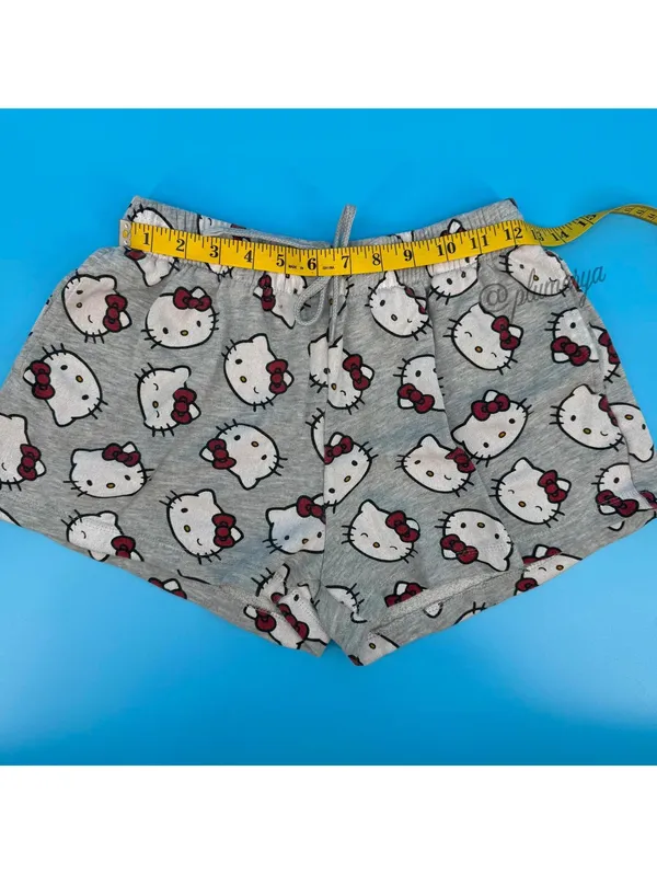 Hello Kitty Women's Sleep Shorts Casual Summer Loungewear Girlhoodcore Size S - Image 3