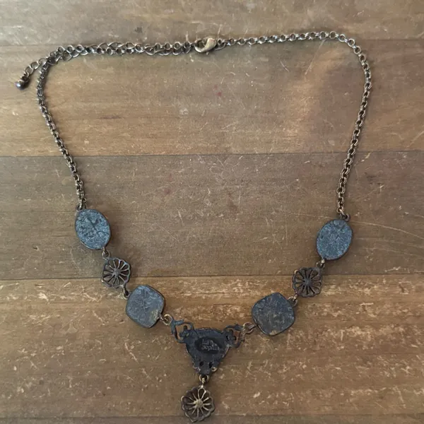 Lia Sophia antique gold tone Toffee necklace - Image 5