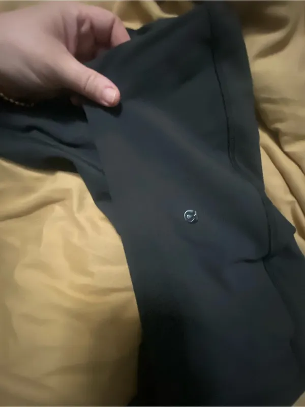 Lululemon Black mesh Detail Leggings - Image 4