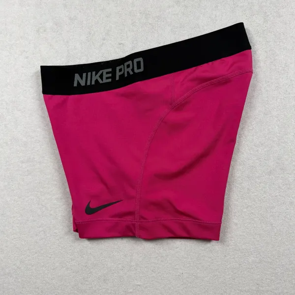 Nike Pro Compression Shorts Women’s Small Pink Dri-FIT Athletic Training Shorts - Image 3