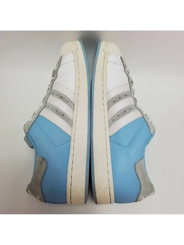 Adidas Originals The Brand With The Three Stripes Blue White Gray Sneakers 9.5 - Image 11