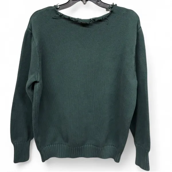 John Galt (Brandy Melville) Distressed Cotton Knit Sweater - Image 7