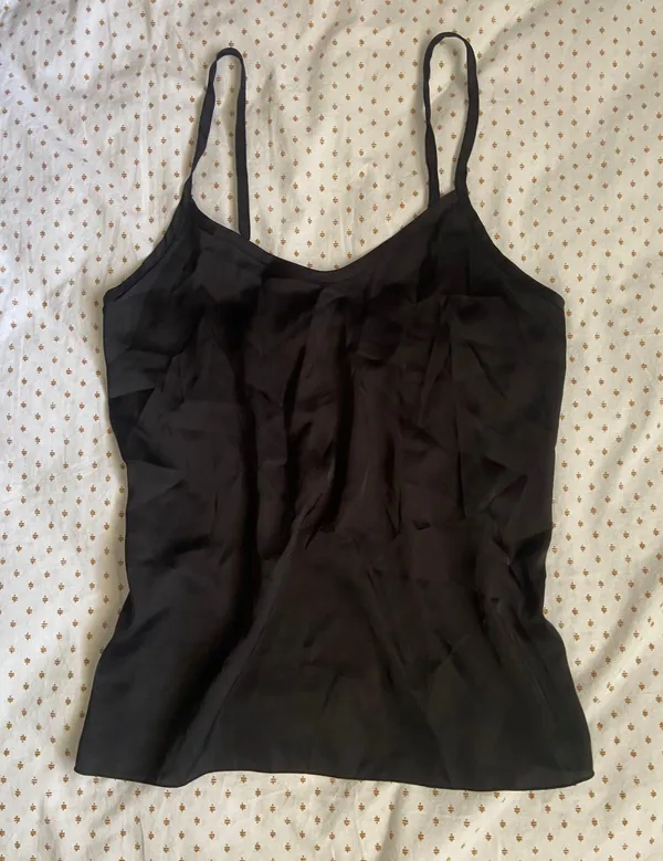 Black Silky Sleep Set Size M - Image 2