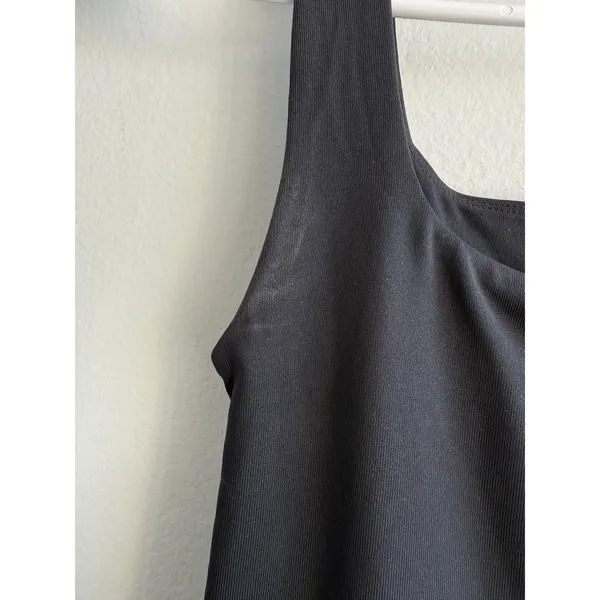 Babaton Contour Squareneck Mini Dress Black XS Sleeveless‎ Bodycon Aritzia - Image 4