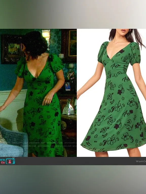 Reformation Kacey Dress in Carrie Print Size 4 - Image 9