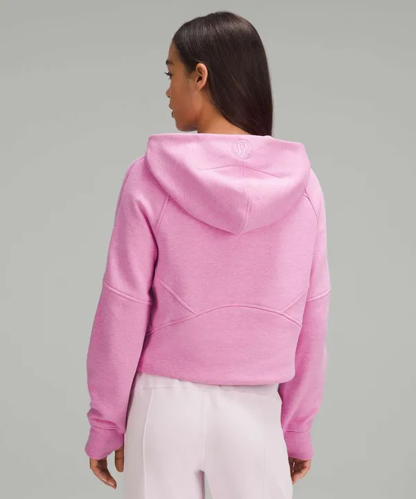 Lululemon Scuba Oversized Half-Zip Hoodie *Plush Heathered Dahlia Mauve - Image 3