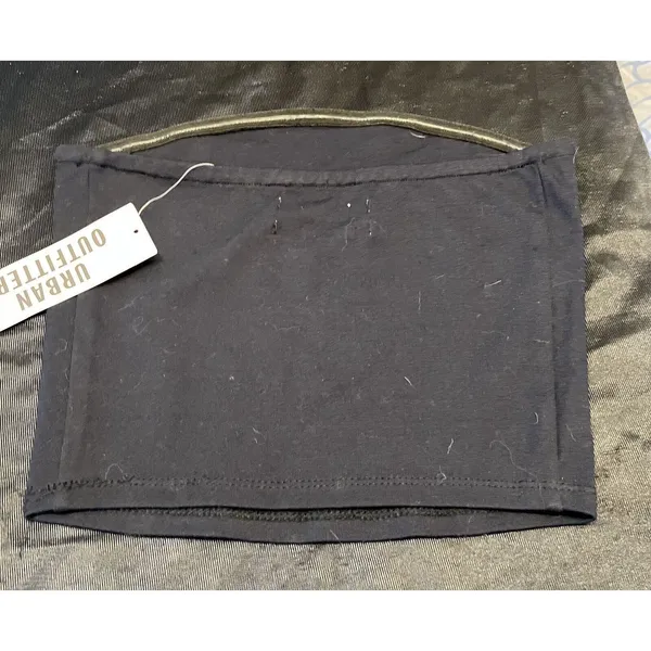 NWT Urban Outfitters Navy Blue W Sequin Crop Strapless Tank, Festival, XS - Image 5
