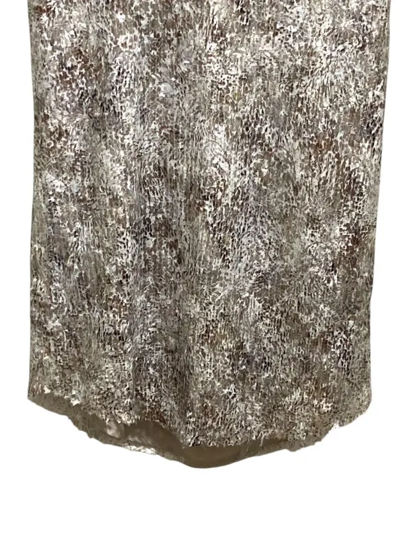 Free People Midnight Dreamer Metallic Sequin Tunic Silver Size XS Glam Wedding - Image 8