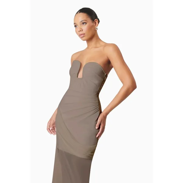 NWT Elliatt Phoebe Strapless Midi‎ Dress Sz Small $275 - Image 3