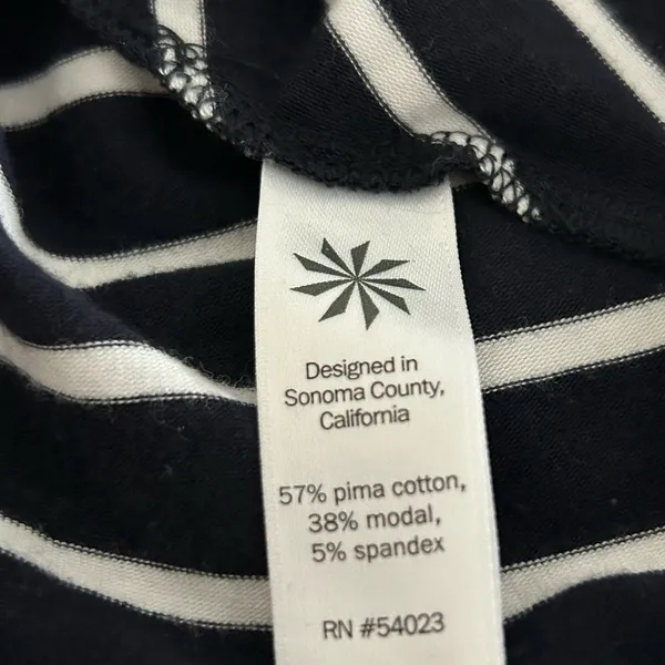 Athleta Maxi Dress Navy White Size XS - Image 14