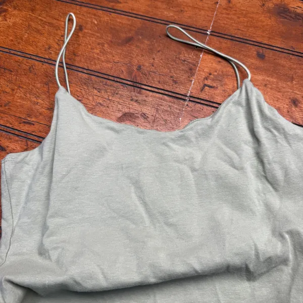 Ambiance Womens Sage Green Spaghetti Strap Bodycon Mini Dress‎ Small - Image 3