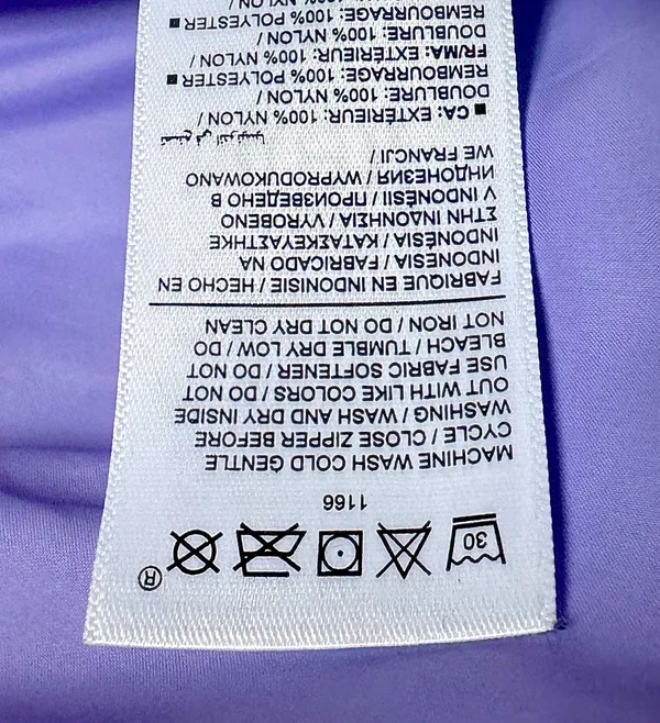 Athleta Whisper Featherless Puffer Jacket Madeira Purple XL - Image 8