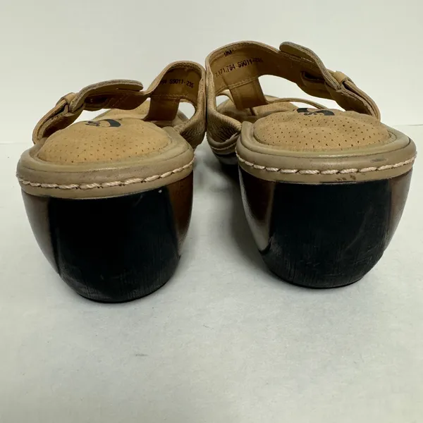 Softwalk Sandals Womens Sz 9 Brown Tan Buckle Comfortable‎ Summer Dress Casual - Image 2