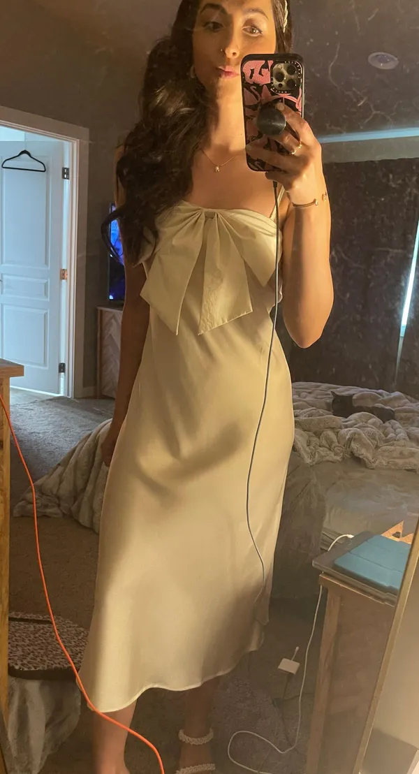 A New Day Midi Bow Dress - Image 6